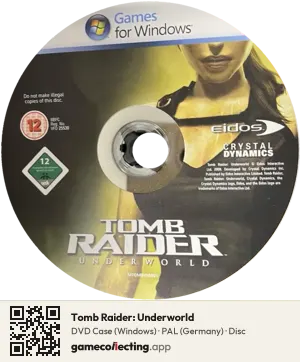Tomb Raider: Underworld Computer, PAL disc