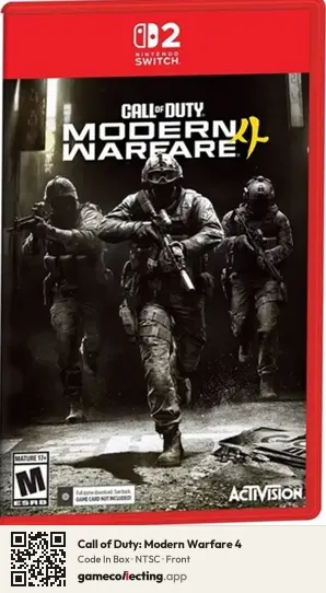 Call of Duty: Modern Warfare 4 Nintendo Switch 2, NTSC box front