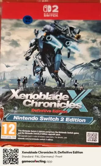 Xenoblade Chronicles X: Definitive Edition Nintendo Switch 2, Germany box front