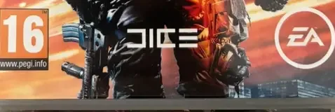 Battlefield 3, the PEGI square on its front