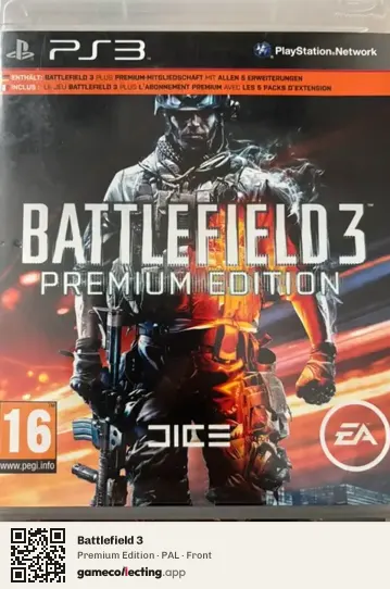 Battlefield 3 PlayStation 3, PAL box front