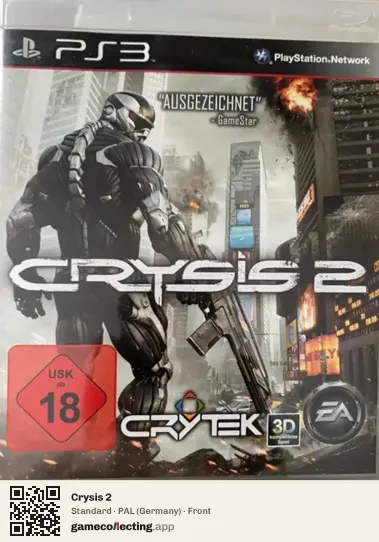 Crysis 2 PlayStation 3, Germany box front