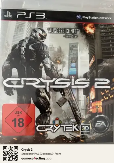 Crysis 2 PlayStation 3, Germany box front