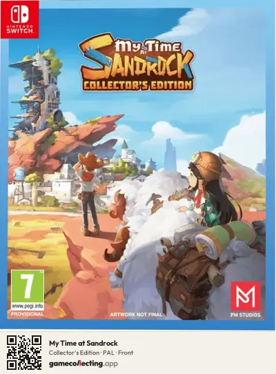 My Time at Sandrock Nintendo Switch, PAL box front