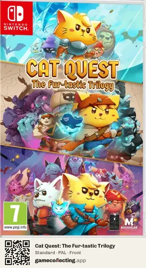 Cat Quest: The Fur-tastic Trilogy Nintendo Switch, PAL box front