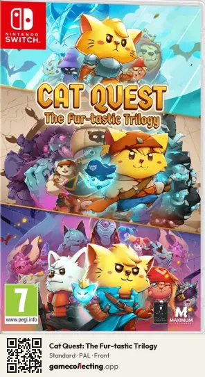 Cat Quest: The Fur-tastic Trilogy Nintendo Switch, PAL box front