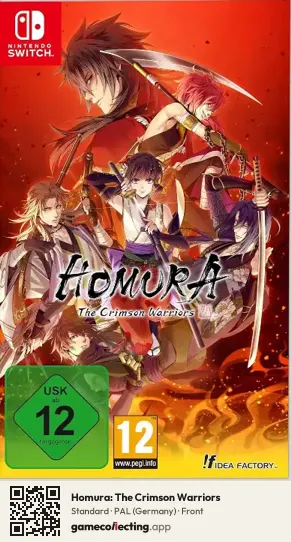 Homura: The Crimson Warriors Nintendo Switch, Germany box front