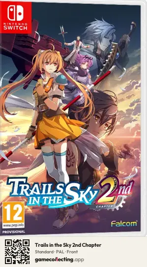 Trails in the Sky 2nd Chapter Nintendo Switch, PAL box front
