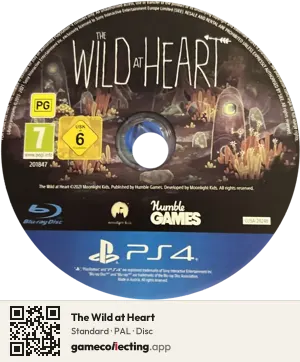 The Wild at Heart PlayStation 4, PAL disc