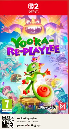 Yooka-Replaylee Nintendo Switch 2, PAL box front