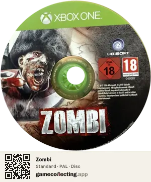 Zombi Xbox One, PAL disc