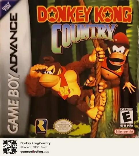 Donkey Kong Country Game Boy Advance, NTSC box front