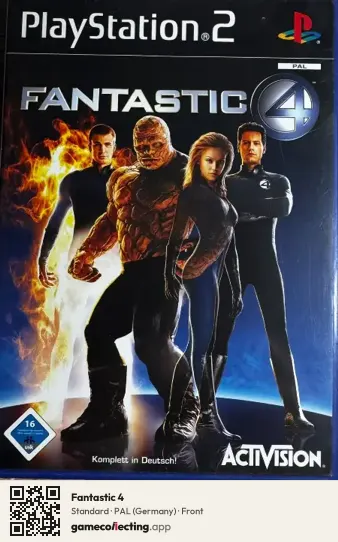 Fantastic 4 PlayStation 2, Germany box front
