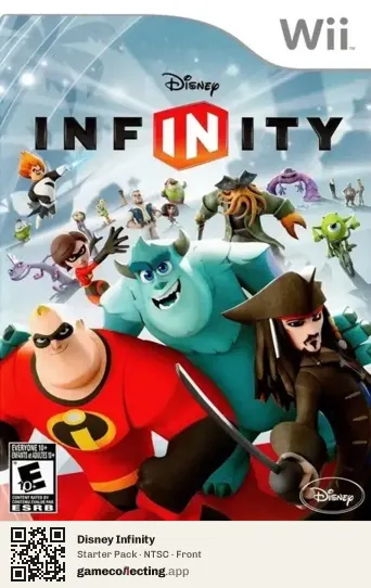 Disney Infinity Nintendo Wii, NTSC box front
