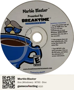 Marble Blaster Computer, NTSC disc