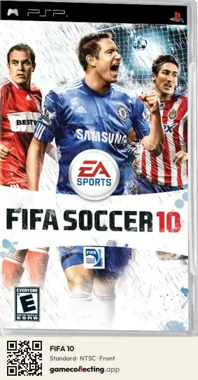 FIFA 10 PlayStation Portable, NTSC box front
