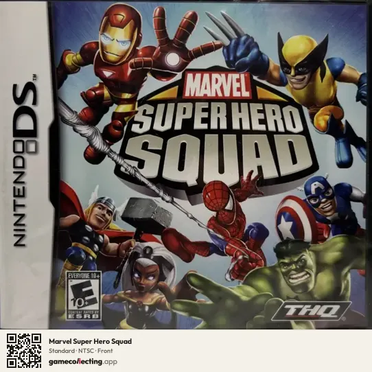 Marvel Super Hero Squad Nintendo DS, NTSC box front