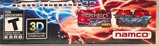 Tekken Hybrid, the ESRB box on its front