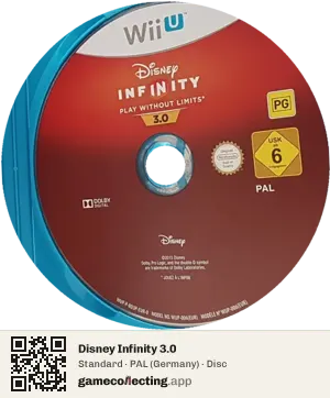 Disney Infinity 3.0 Nintendo Wii U, PAL disc