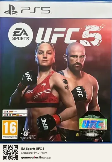 EA Sports UFC 5 PlayStation 5, PAL box front