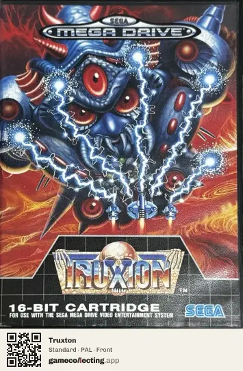 Truxton Sega Mega Drive / Genesis, PAL box front