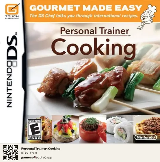 Personal Trainer: Cooking Nintendo DS, NTSC box front