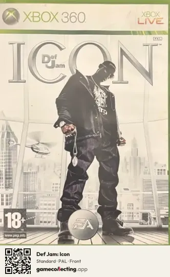 Def Jam: Icon Xbox 360, PAL box front