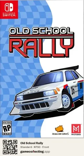 Old School Rally Nintendo Switch, NTSC box front