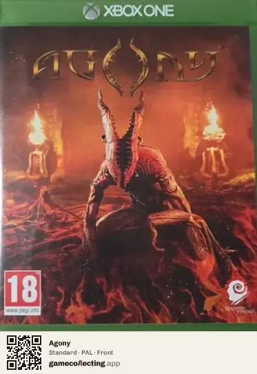 Agony Xbox One, PAL box front