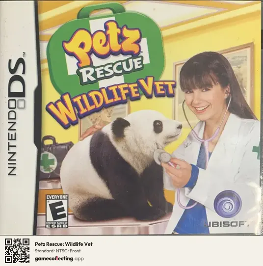Petz Rescue: Wildlife Vet Nintendo DS, NTSC box front