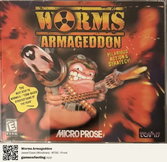 Worms Armageddon Computer, NTSC box front