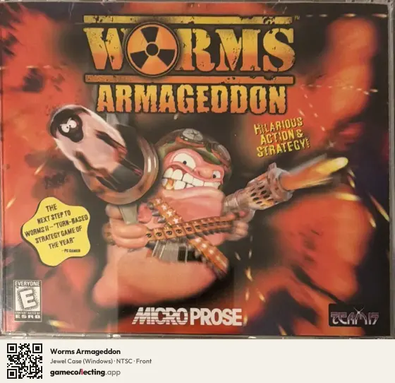 Worms Armageddon Computer, NTSC box front