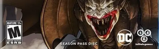 Batman: The Enemy Within, the ESRB box on its front