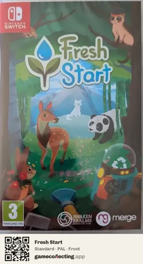 Fresh Start Nintendo Switch, PAL box front