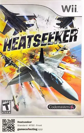 Heatseeker Nintendo Wii, NTSC box front