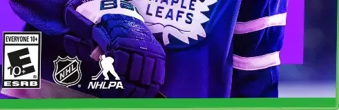 NHL 20, the ESRB box on its front