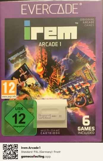 Irem Arcade 1 Evercade, Germany box front