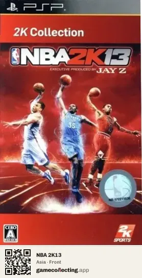 NBA 2K13 PlayStation Portable, Asia box front