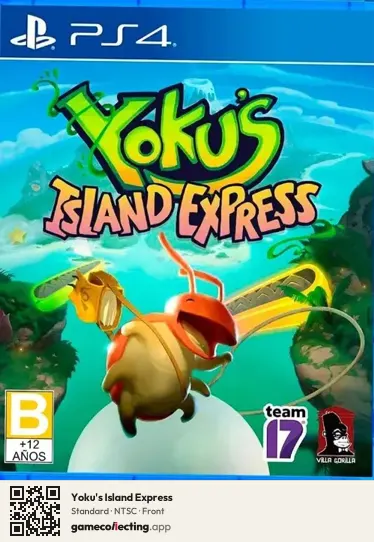 Yoku's Island Express PlayStation 4, NTSC box front