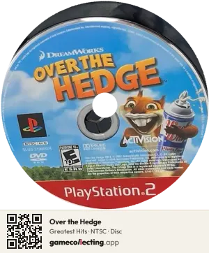 Over the Hedge PlayStation 2, NTSC disc