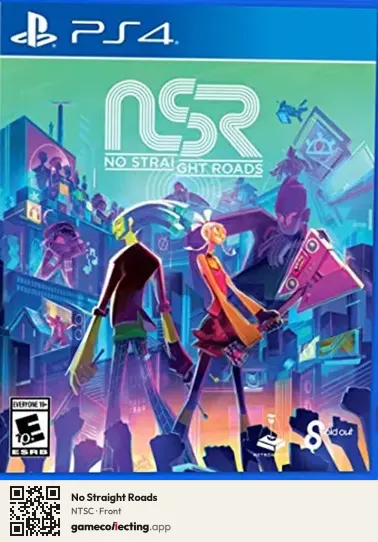 No Straight Roads PlayStation 4, NTSC box front