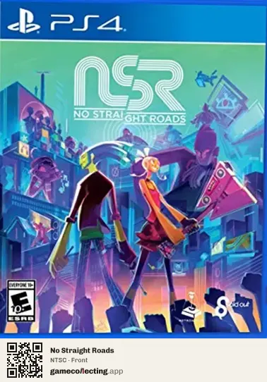 No Straight Roads PlayStation 4, NTSC box front