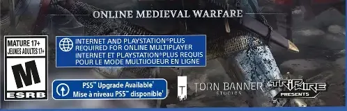 Chivalry 2, the ESRB box on its front