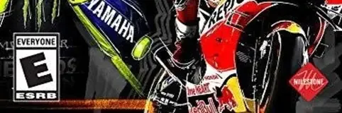 MotoGP 20, the ESRB box on its front