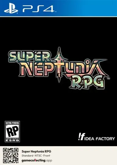 Super Neptunia RPG PlayStation 4, NTSC box front