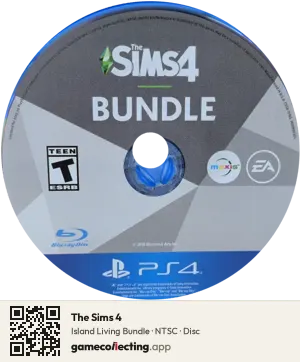 The Sims 4 PlayStation 4, NTSC disc
