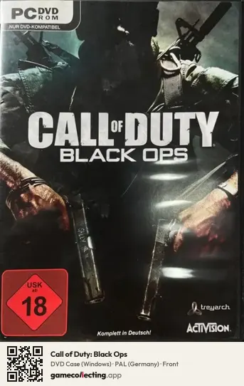 Call of Duty: Black Ops Computer, Germany box front