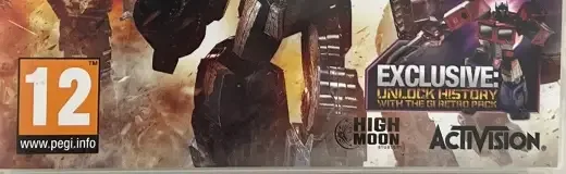 Transformers: Fall of Cybertron, the USK square on its front