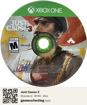 Just Cause 3 Xbox One, NTSC disc