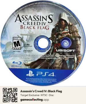 Assassin's Creed IV: Black Flag PlayStation 4, NTSC disc